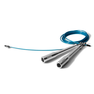 ROCKIT silver and blue 9ft speed rope skipping rope